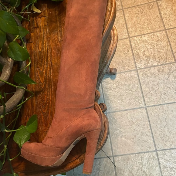 STRATEGIA | Shoes | Strategia 1mm Stretch Eco Suede Thigh High Boots |  Poshmark
